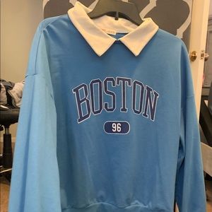 Romwe collard sweatshirt